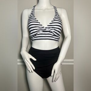 NWT Women's High Waist Bikini Swimsuit Size 12